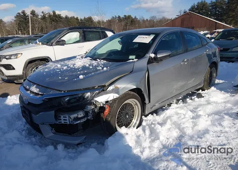 2016 Honda Civic Lx from USA, damaged, VIN 19XFC2F57GE230720